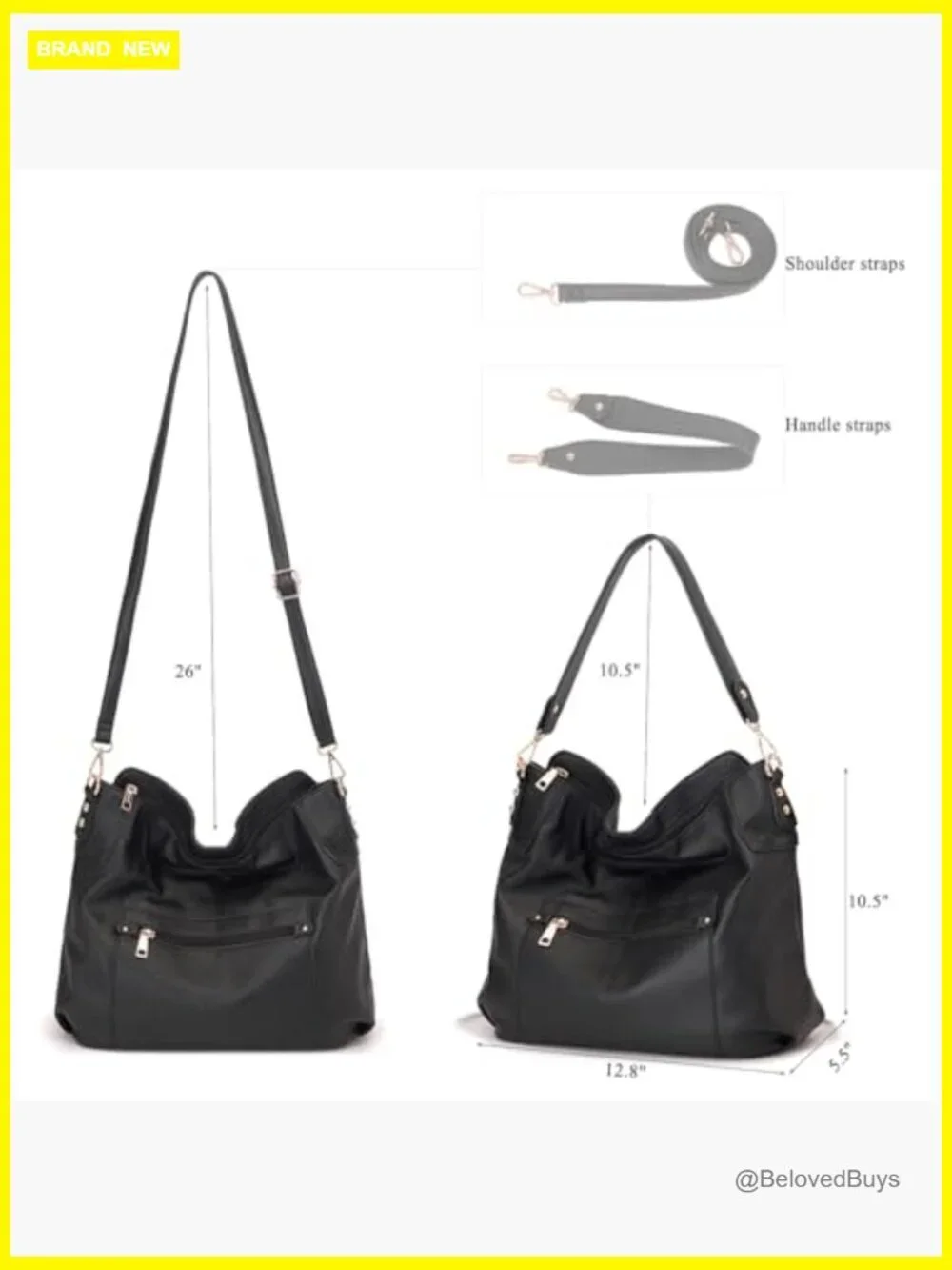 Large Crossbody Bag Set with Wallet Tote Hobo Purse for Women